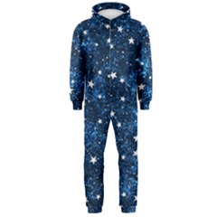 Dark Blue Stars Hooded Jumpsuit (men) 