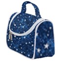 Dark Blue Stars Satchel Handbag View1