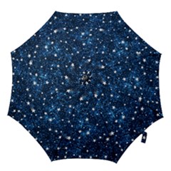 Dark Blue Stars Hook Handle Umbrellas (large)