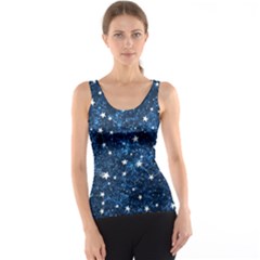 Dark Blue Stars Tank Top