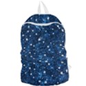 Dark Blue Stars Foldable Lightweight Backpack View1