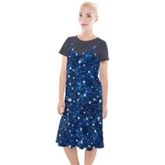 Dark Blue Stars Camis Fishtail Dress