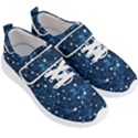 Dark Blue Stars Men s Velcro Strap Shoes View3