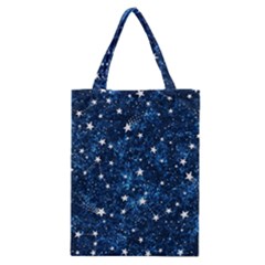 Dark Blue Stars Classic Tote Bag