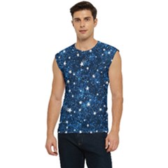 Dark Blue Stars Men s Raglan Cap Sleeve Tee