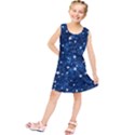 Dark Blue Stars Kids  Tunic Dress View1