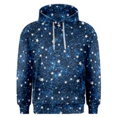 Dark Blue Stars Men s Overhead Hoodie