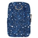 Dark Blue Stars Belt Pouch Bag (Large) View2