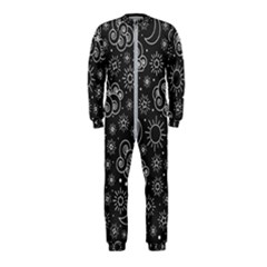 Dark Moon And Stars Onepiece Jumpsuit (kids)