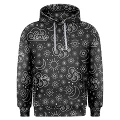 Dark Moon And Stars Men s Overhead Hoodie