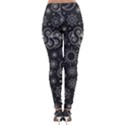 Dark Moon and Stars Lightweight Velour Leggings View2