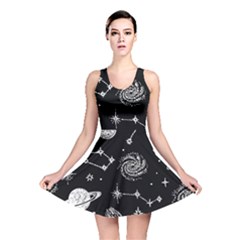 Dark Stars And Planets Reversible Skater Dress