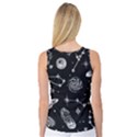 Dark Stars and Planets Women s Basketball Tank Top View2