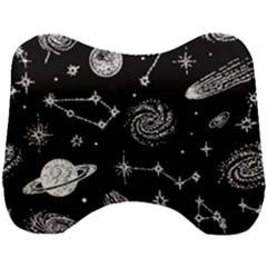 Dark Stars And Planets Head Support Cushion