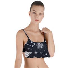 Dark Stars And Planets Layered Top Bikini Top 