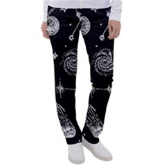 Dark Stars And Planets Women s Casual Pants