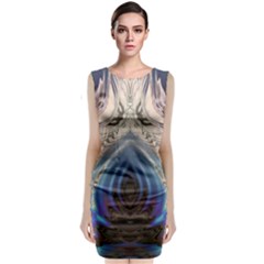 Desert Bloom Sleeveless Velvet Midi Dress by MRNStudios