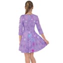  Hearts and Stars on light purple. Smock Dress View2