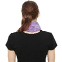  Hearts and Stars on light purple. Face Covering Bandana (Triangle) View2