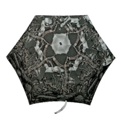 Dark Fantasy Landscape Poster Mini Folding Umbrellas by dflcprintsclothing