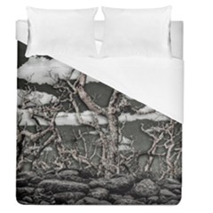 Dark Fantasy Landscape Poster Duvet Cover (queen Size) by dflcprintsclothing