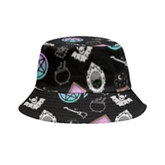 Small Witch Goth Pastel Print Bucket Hat by NerdySparkleGoth