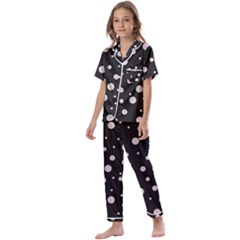 7 Kids  Satin Short Sleeve Pajamas Set