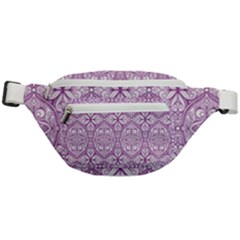 Purple Pattern Oval Fanny Pack