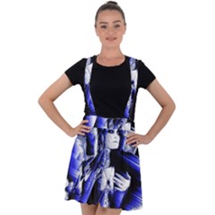 Glacial Speeds Velvet Suspender Skater Skirt by MRNStudios