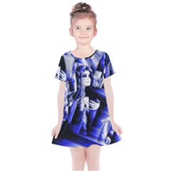 Glacial Speeds Kids  Simple Cotton Dress by MRNStudios