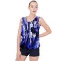 Glacial Speeds Bubble Hem Chiffon Tank Top View1