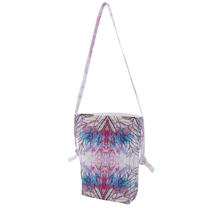 Abstract Repeats Folding Shoulder Bag