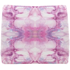 Pink Abstract Repeats Seat Cushion by kaleidomarblingart