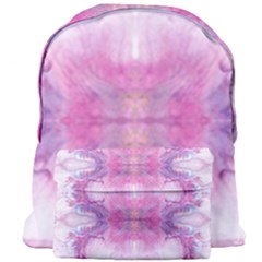 Pink Abstract Repeats Giant Full Print Backpack by kaleidomarblingart