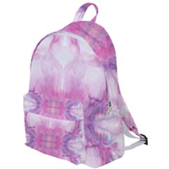 Pink Abstract Repeats The Plain Backpack by kaleidomarblingart