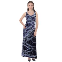 Circuits Sleeveless Velour Maxi Dress by MRNStudios