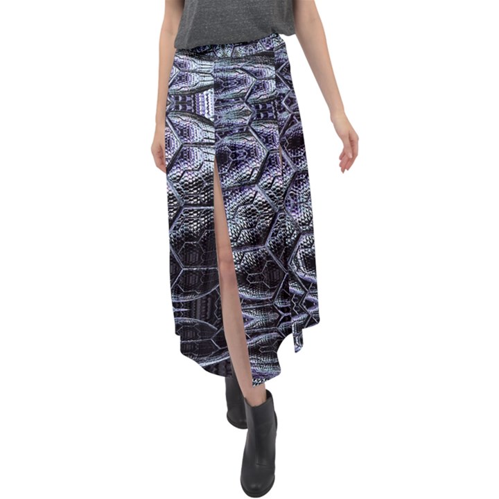 Circuits Velour Split Maxi Skirt