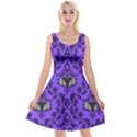 Friggin Bats Pattern Reversible Velvet Sleeveless Dress View1