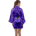 Friggin Bats Pattern Long Sleeve Satin Kimono View2