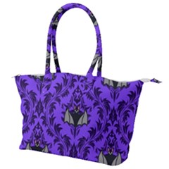 Friggin Bats Pattern Canvas Shoulder Bag by NerdySparkleGoth