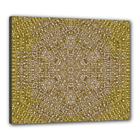 Pearls With A Beautiful Luster And A Star Of Pearls Canvas 24  X 20  (stretched) by pepitasart