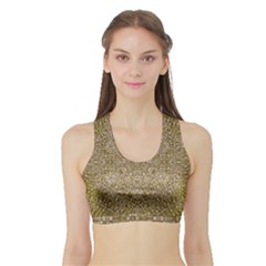 Pearls With A Beautiful Luster And A Star Of Pearls Sports Bra With Border by pepitasart