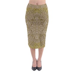 Pearls With A Beautiful Luster And A Star Of Pearls Midi Pencil Skirt by pepitasart