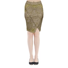 Pearls With A Beautiful Luster And A Star Of Pearls Midi Wrap Pencil Skirt by pepitasart