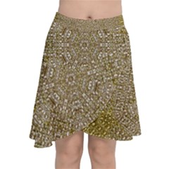 Pearls With A Beautiful Luster And A Star Of Pearls Chiffon Wrap Front Skirt by pepitasart