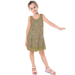 Pearls With A Beautiful Luster And A Star Of Pearls Kids  Sleeveless Dress by pepitasart