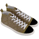 Pearls With A Beautiful Luster And A Star Of Pearls Men s Mid-Top Canvas Sneakers View3