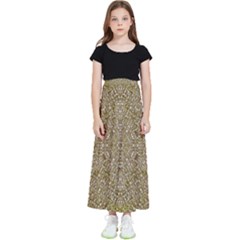 Pearls With A Beautiful Luster And A Star Of Pearls Kids  Flared Maxi Skirt by pepitasart