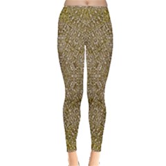 Pearls With A Beautiful Luster And A Star Of Pearls Inside Out Leggings by pepitasart