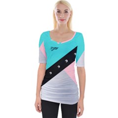 Ljp Wide Neckline Tee